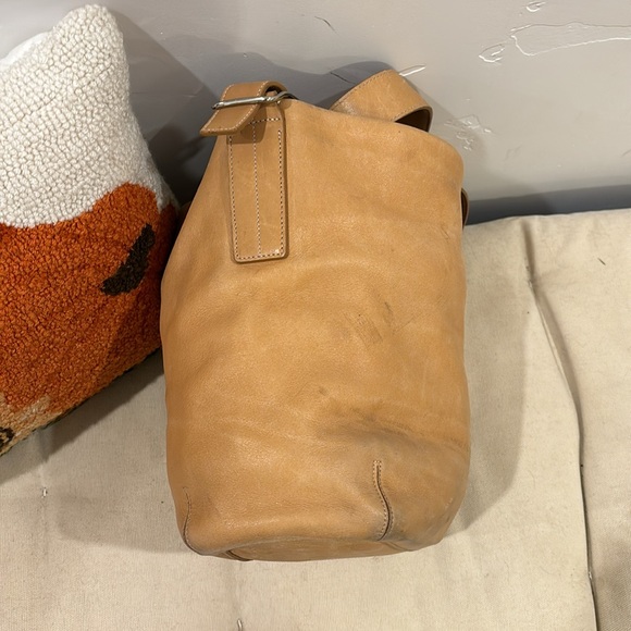 Coach Vintage/Rare Classic Medium Slim Duffle/Bucket Bag - Taupe 9186 - Picture 6 of 8